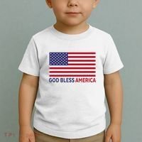 Modern God Bless America Toddler T-Shirt thumb 2