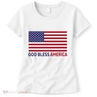 Modern God Bless America Women's T-Shirt thumb 0