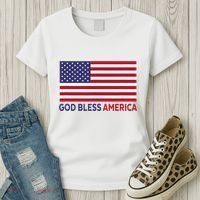 Modern God Bless America Women's T-Shirt thumb 3