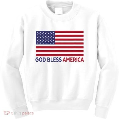 Modern God Bless America Kids Sweatshirt