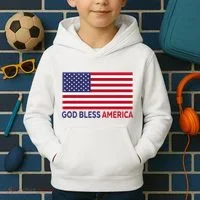 Modern God Bless America Kids Hoodie thumb 2