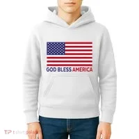 Modern God Bless America Kids Hoodie thumb 4
