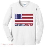Modern God Bless America Kids Long Sleeve Shirt thumb 0