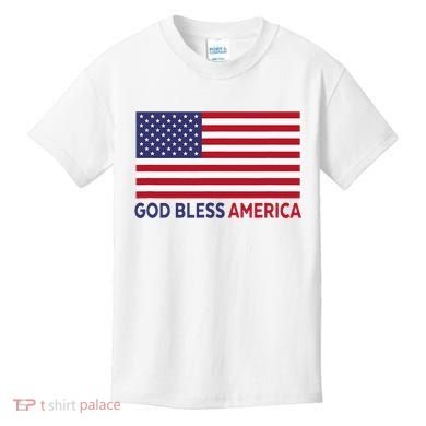 Modern God Bless America Kids T-Shirt