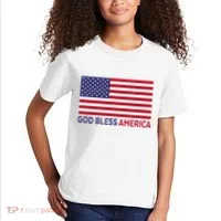 Modern God Bless America Kids T-Shirt thumb 2