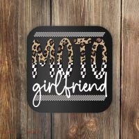 Motocross Girlfriend Best Moto Girlfriend Coaster thumb 0