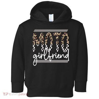 Motocross Girlfriend Best Moto Girlfriend Toddler Hoodie