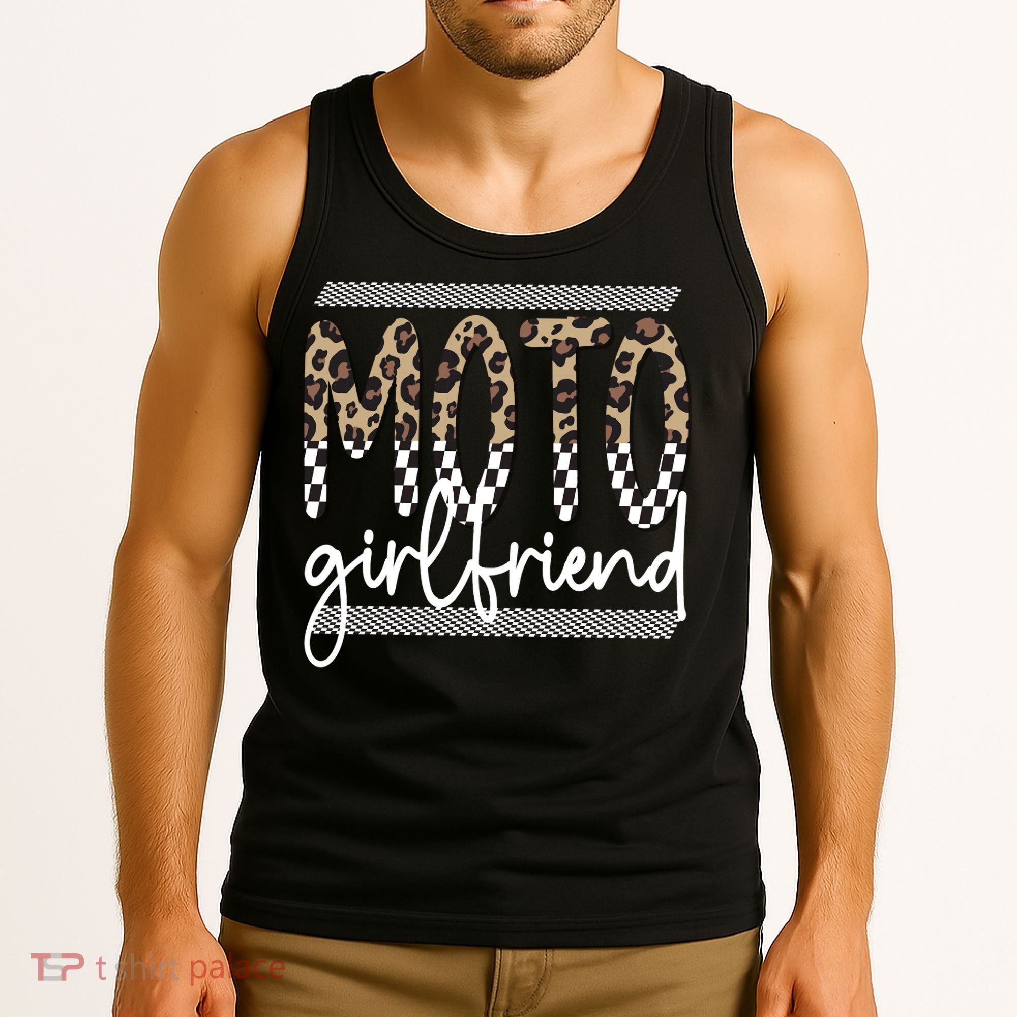 Motocross Girlfriend Best Moto Girlfriend Tank Top