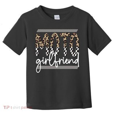 Motocross Girlfriend Best Moto Girlfriend Toddler T-Shirt
