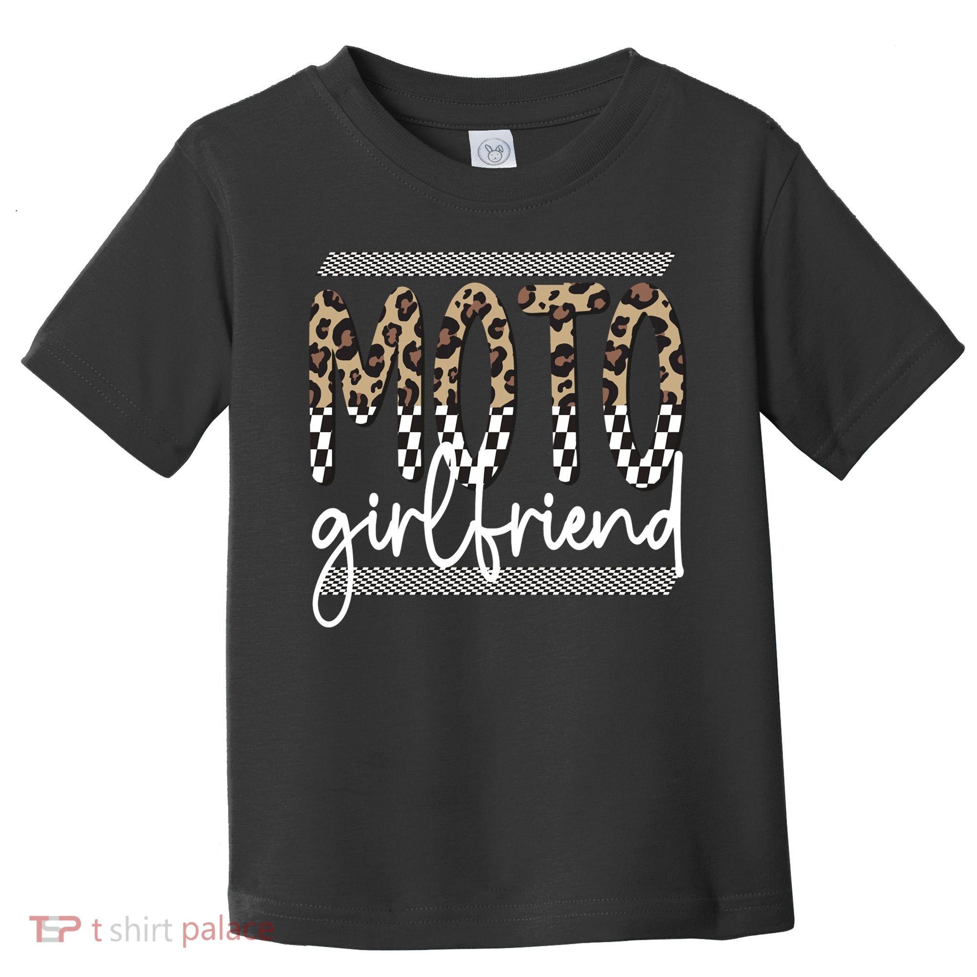 Motocross Girlfriend Best Moto Girlfriend Toddler T-Shirt