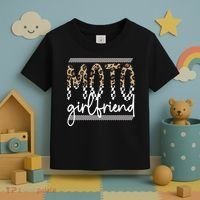 Motocross Girlfriend Best Moto Girlfriend Toddler T-Shirt thumb 3