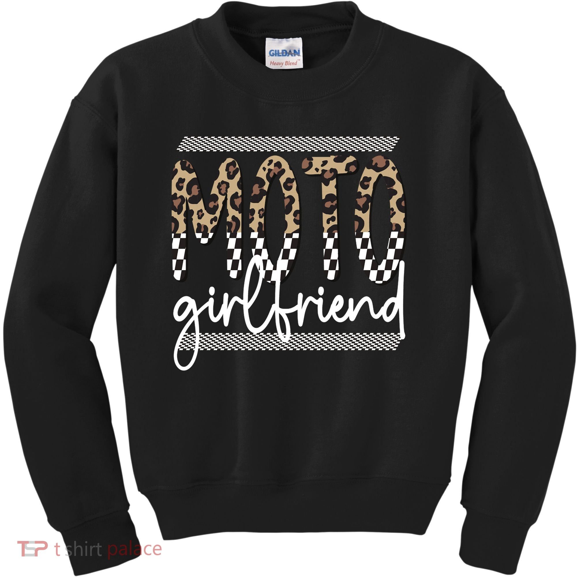 Motocross Girlfriend Best Moto Girlfriend Kids Sweatshirt