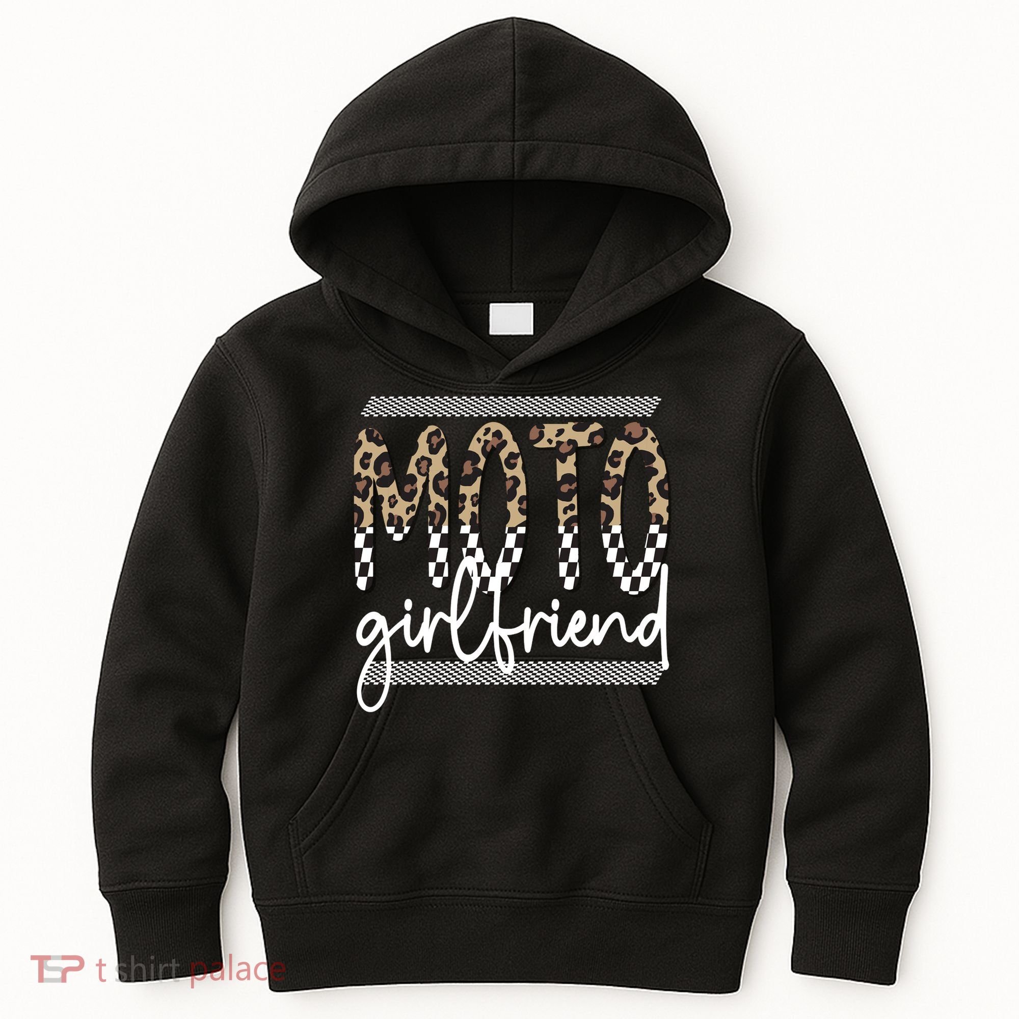 Motocross Girlfriend Best Moto Girlfriend Kids Hoodie