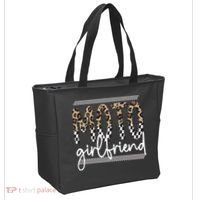 Motocross Girlfriend Best Moto Girlfriend Tote Bag thumb 2