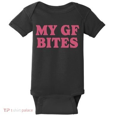 My Gf Bites Baby Bodysuit