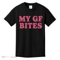 My Gf Bites Kids T-Shirt thumb 0