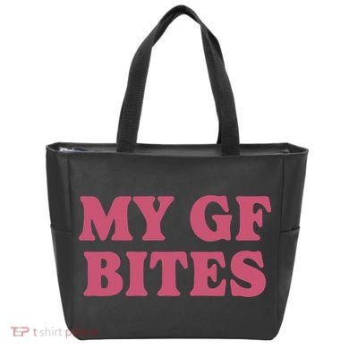 My Gf Bites Tote Bag