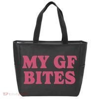 My Gf Bites Tote Bag thumb 0