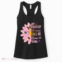 My Greatest Blessings Call Me Mom And Nana Butterfly Women's Tank Top thumb 0