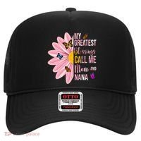 My Greatest Blessings Call Me Mom And Nana Butterfly Hat thumb 0