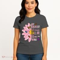 My Greatest Blessings Call Me Mom And Nana Butterfly Women's T-Shirt thumb 4