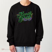 Mardi Gras Celebration Logo Women's Sweatshirt thumb 0