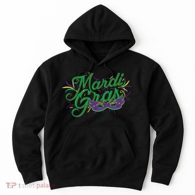 Mardi Gras Celebration Logo Hoodie