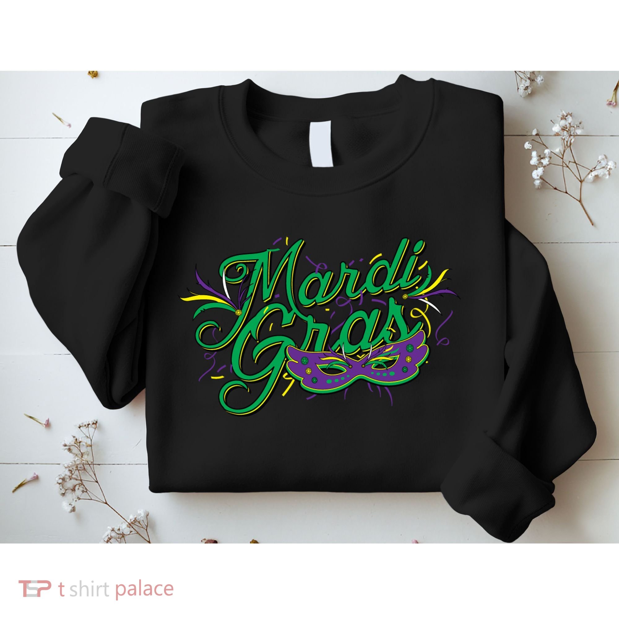 Mardi Gras Celebration Logo Sweatshirt