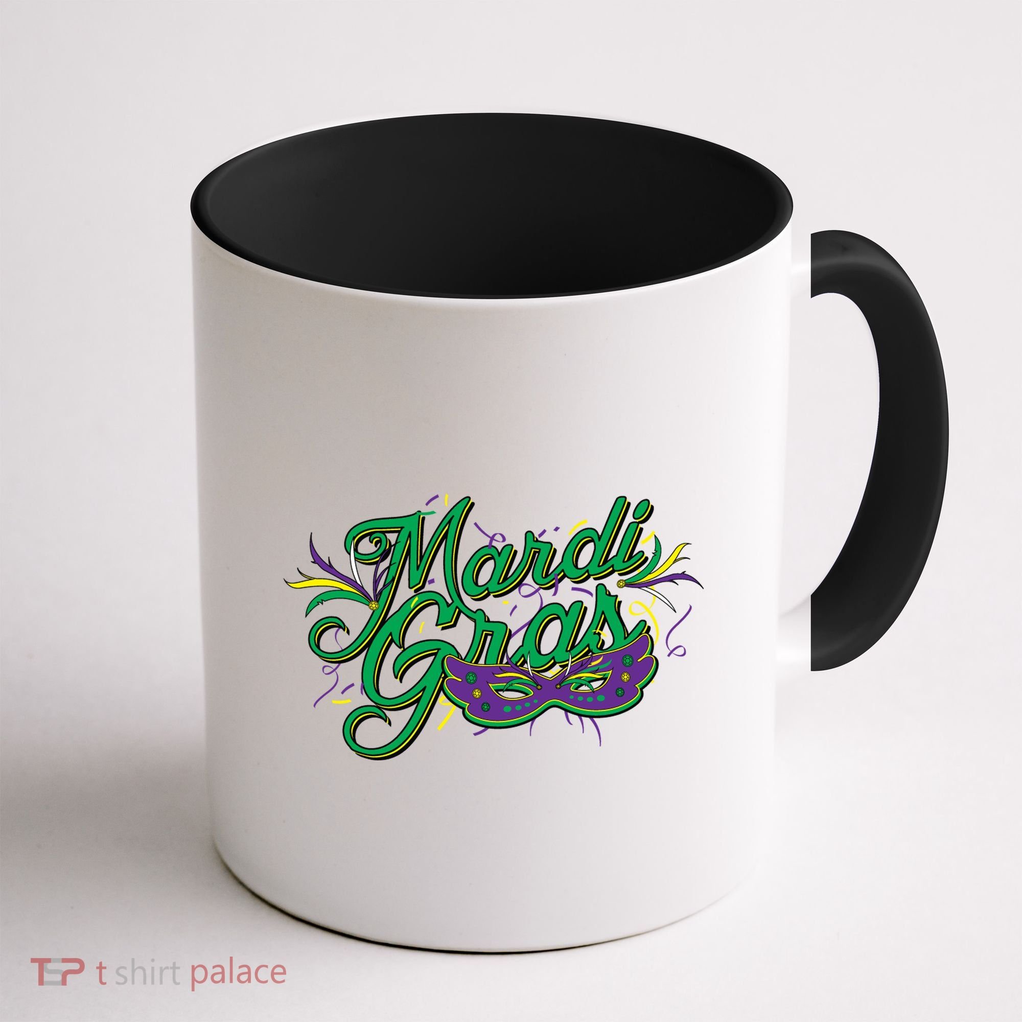 Mardi Gras Celebration Logo Coffee Mug