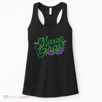 Mardi Gras Celebration Logo Women's Tank Top