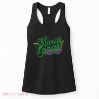Mardi Gras Celebration Logo Women's Tank Top thumb 0