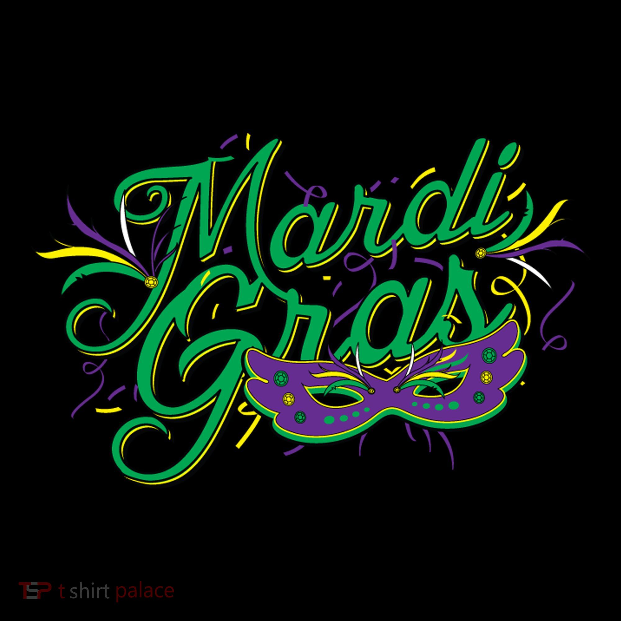 Mardi Gras Celebration Logo Toddler Hoodie