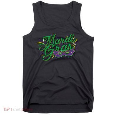 Mardi Gras Celebration Logo Tank Top