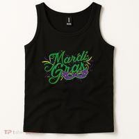 Mardi Gras Celebration Logo Tank Top thumb 2