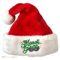 Mardi Gras Celebration Logo Santa Hat thumb 0