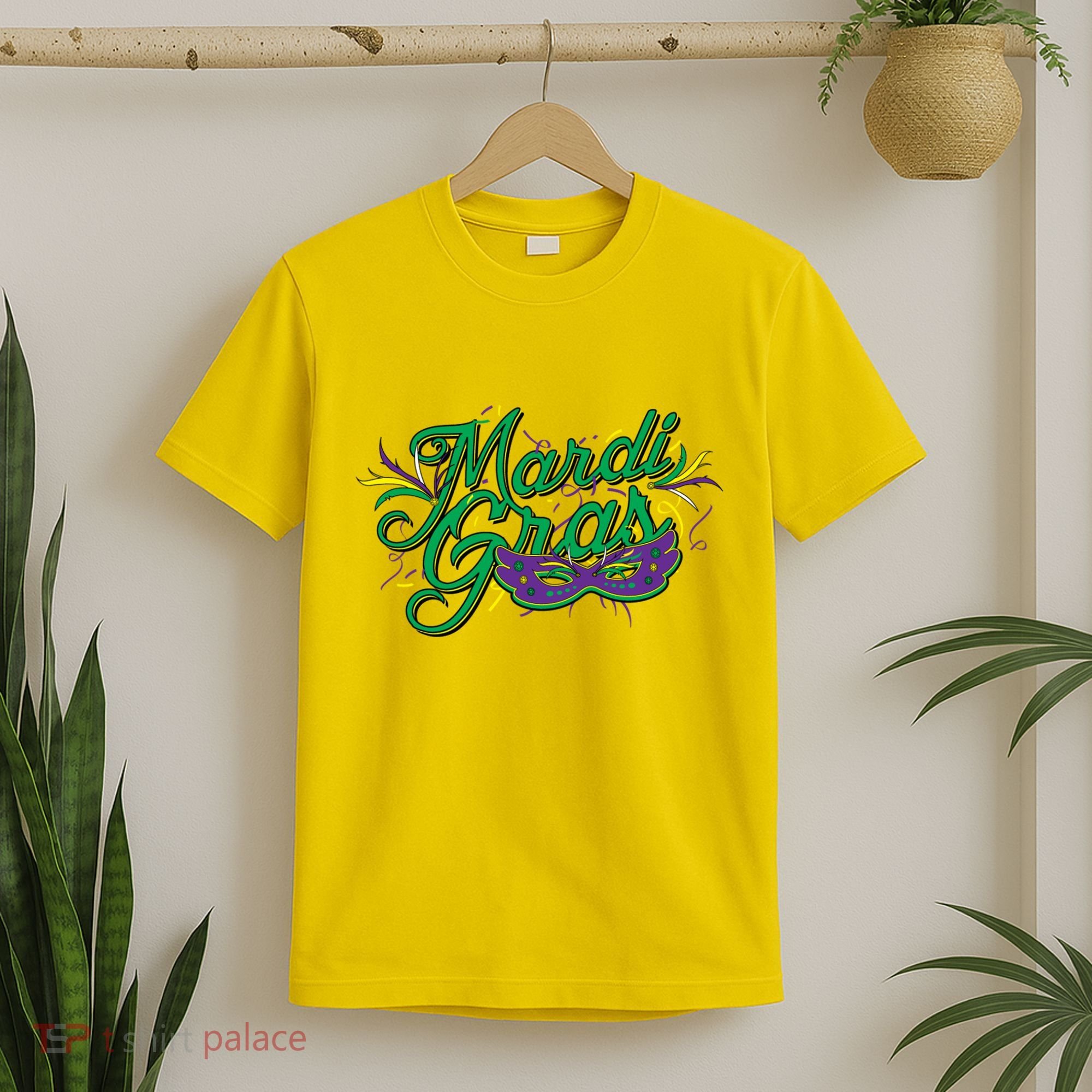 Mardi Gras Celebration Logo T-Shirt
