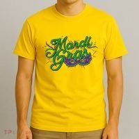 Mardi Gras Celebration Logo T-Shirt thumb 3