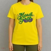 Mardi Gras Celebration Logo T-Shirt thumb 4
