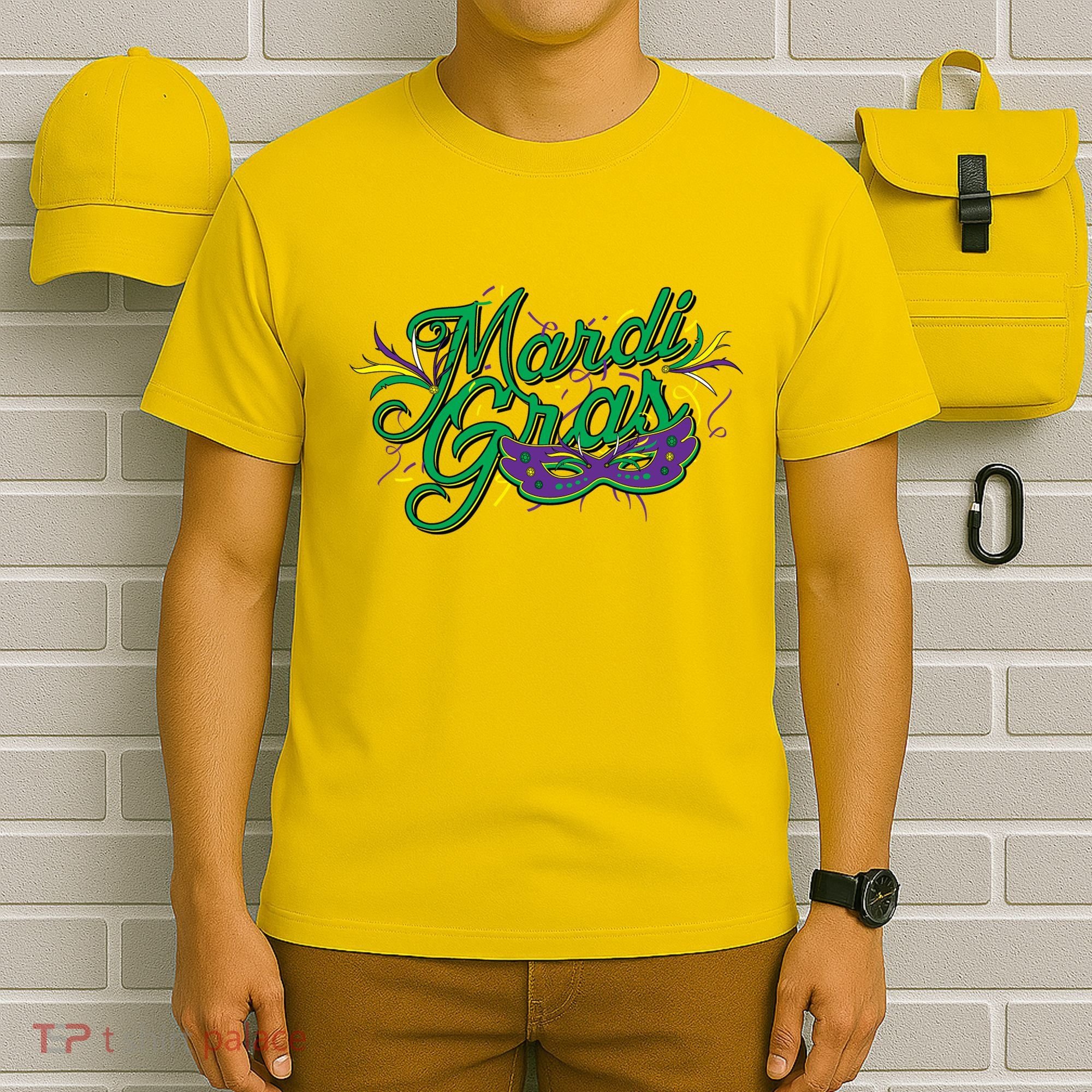 Mardi Gras Celebration Logo T-Shirt