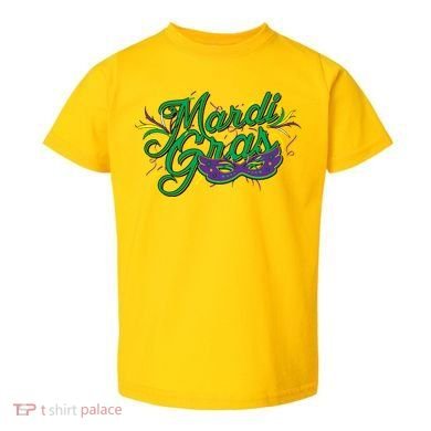 Mardi Gras Celebration Logo Toddler T-Shirt