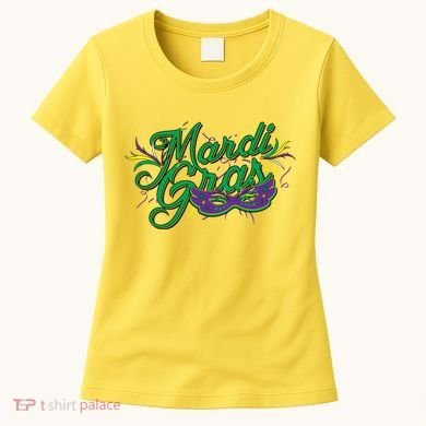 Mardi Gras Celebration Logo Women's T-Shirt