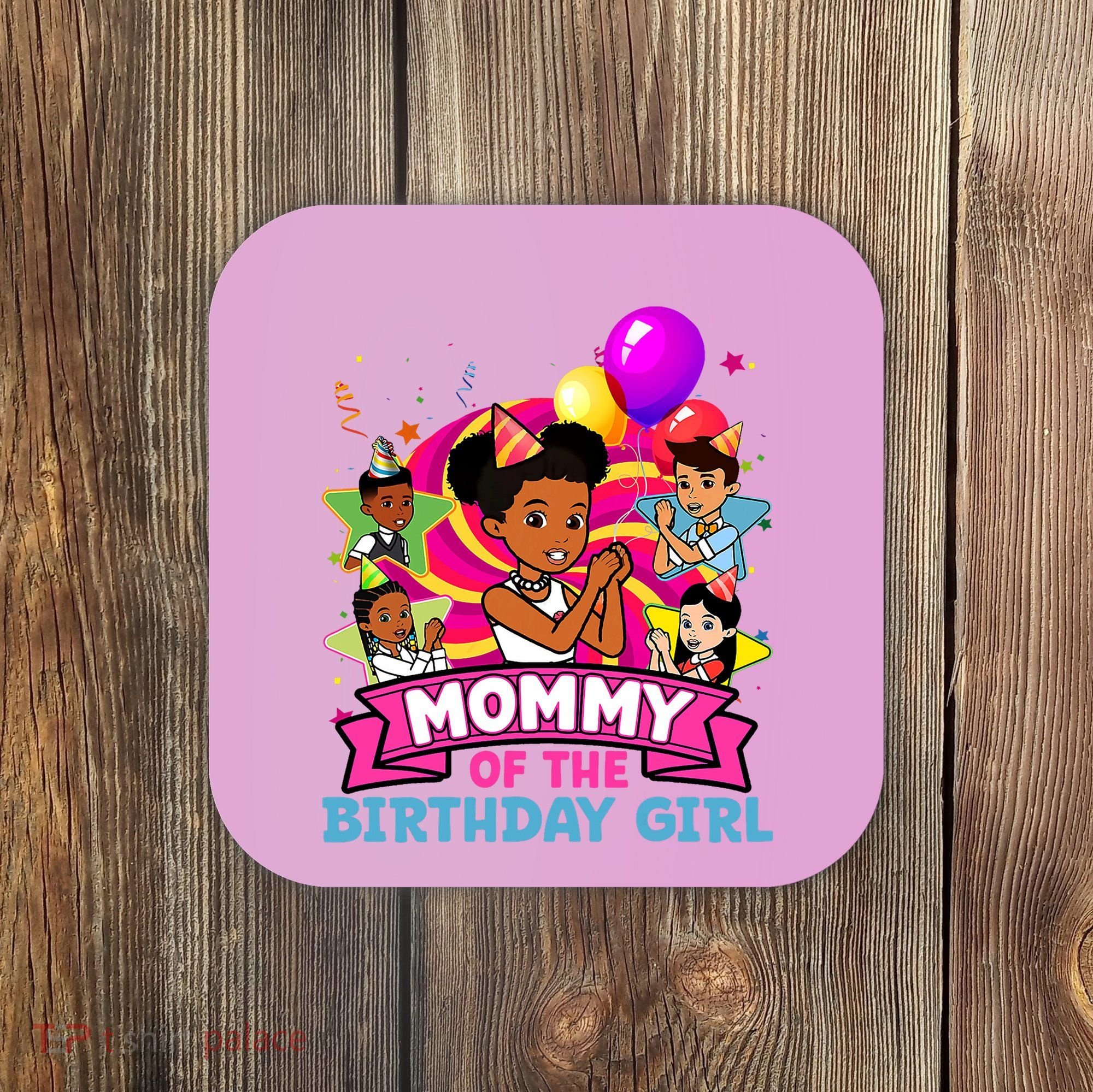 Mommy Gracies Corner Birthday Dolls Cute Party Coaster