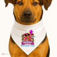 Mommy Gracies Corner Birthday Dolls Cute Party USA-Made Doggie Bandana thumb 1
