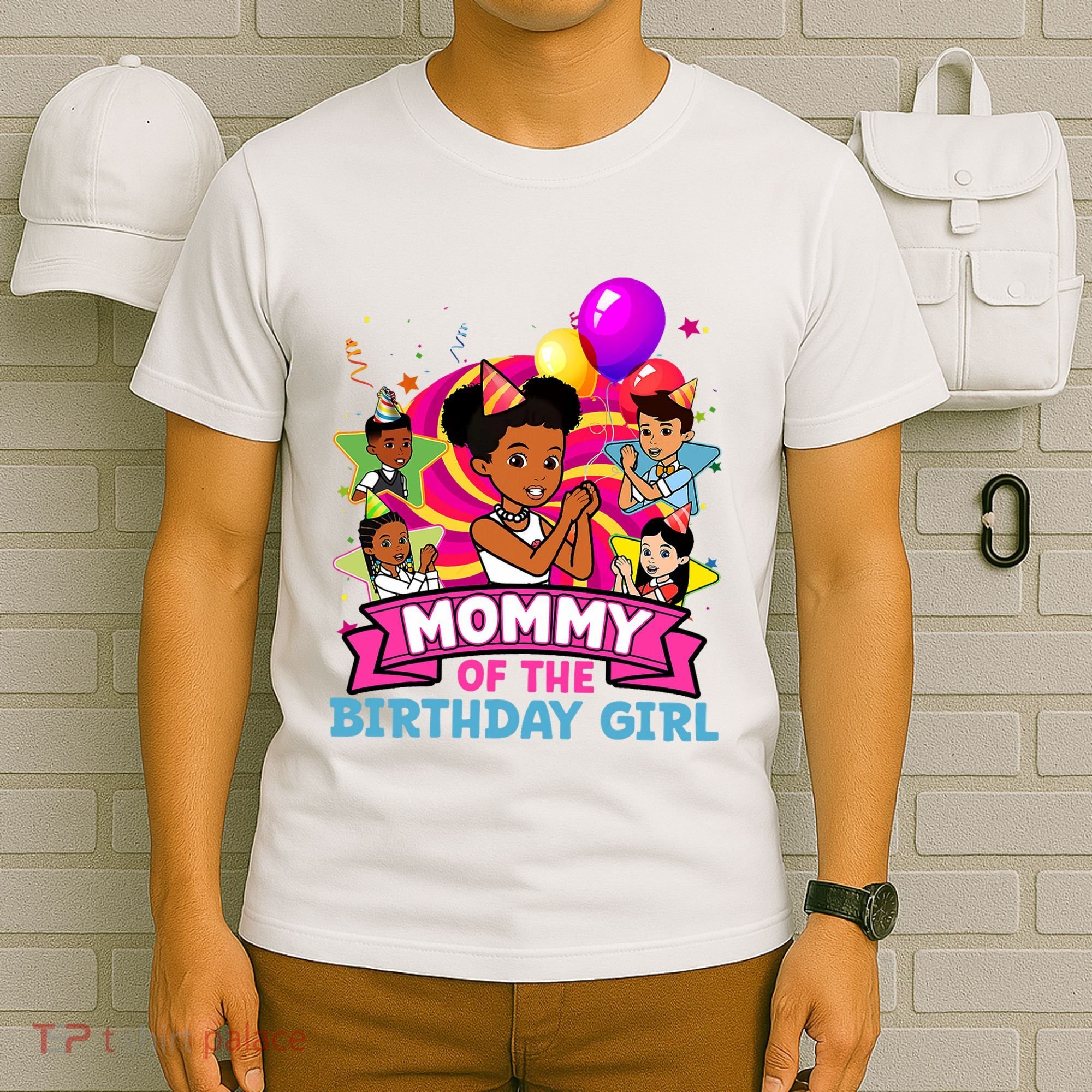 Mommy Gracies Corner Birthday Dolls Cute Party T-Shirt