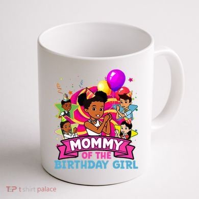 Mommy Gracies Corner Birthday Dolls Cute Party Coffee Mug back