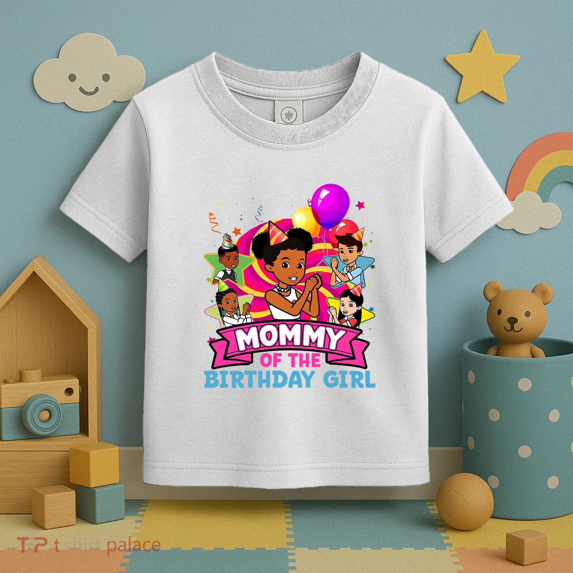 Mommy Gracies Corner Birthday Dolls Cute Party Toddler T-Shirt
