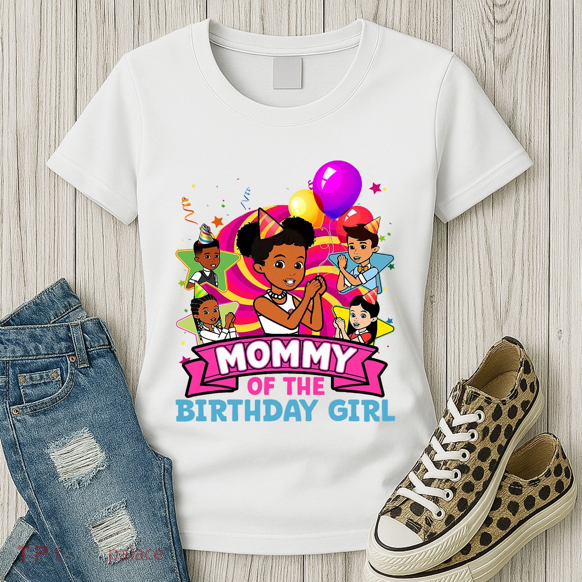 Mommy Gracies Corner Birthday Dolls Cute Party Women's T-Shirt