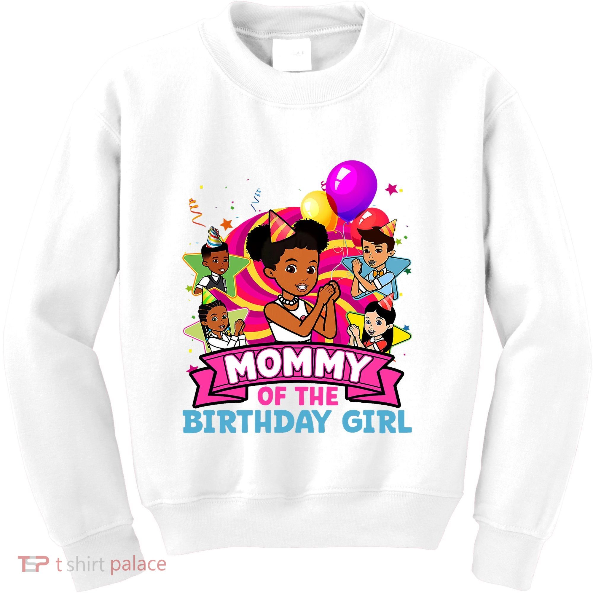 Mommy Gracies Corner Birthday Dolls Cute Party Kids Sweatshirt