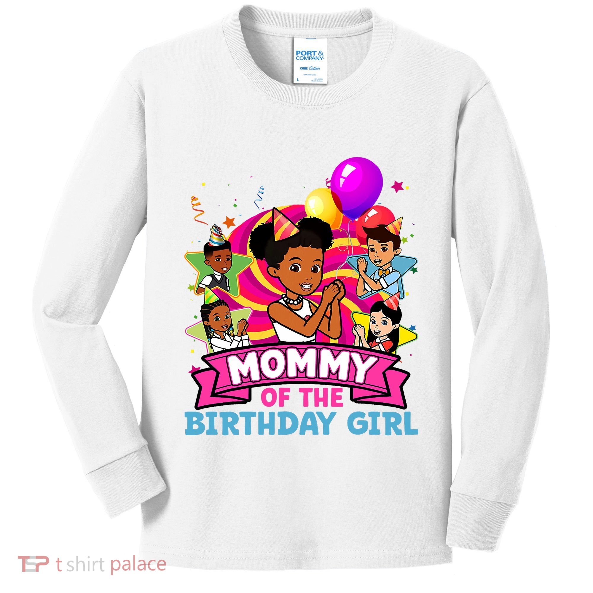 Mommy Gracies Corner Birthday Dolls Cute Party Kids Long Sleeve Shirt