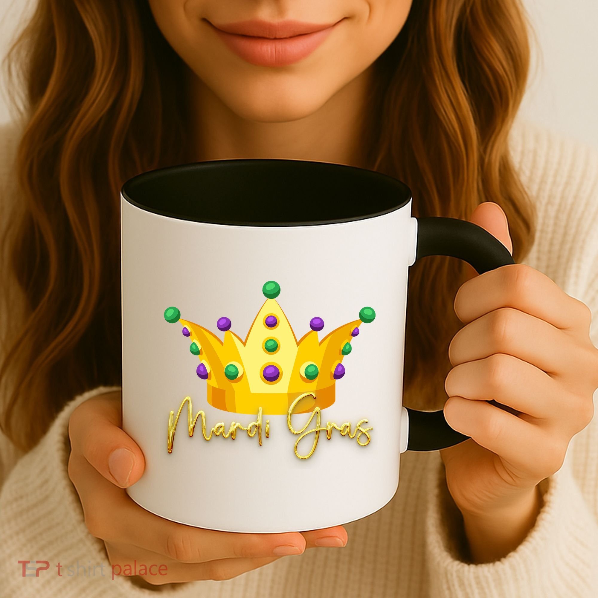 Mardi Gras Crown Celebration Coffee Mug